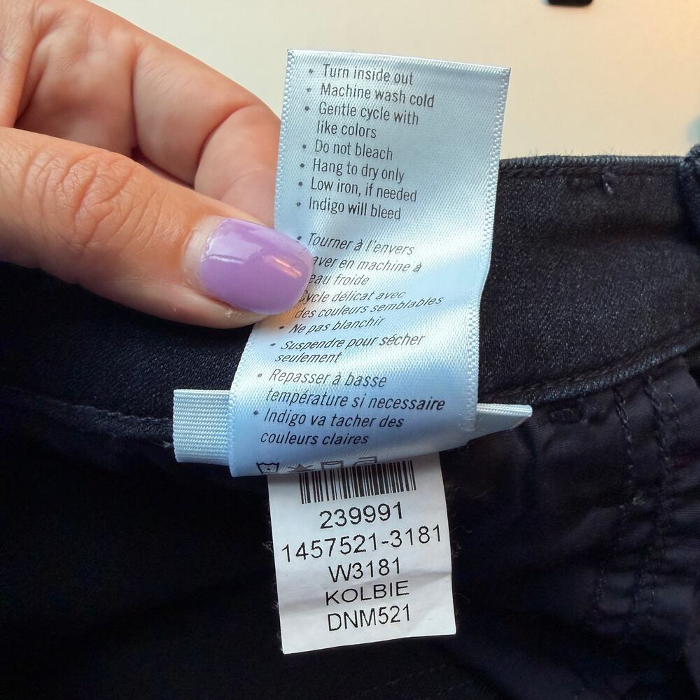 PAIGE Manhattan Bootcut Jeans in Kolbie Dark Wash Size 29 - Picture 6 of 6